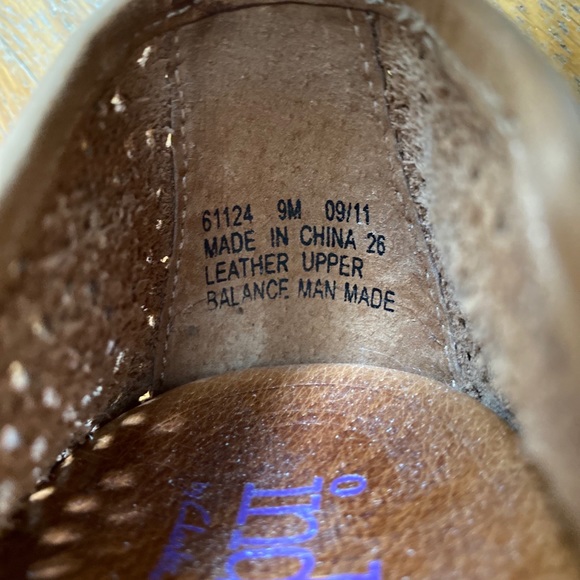 Indigo by Clarks Camel Leather Ballet Flats Cam - Picture 6 of 6